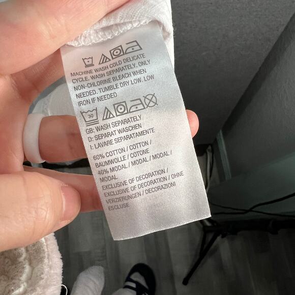 Belle Beach by Kim Gravel Petite Slub Knit Cover Up White, Petite M/L - Picture 13 of 14